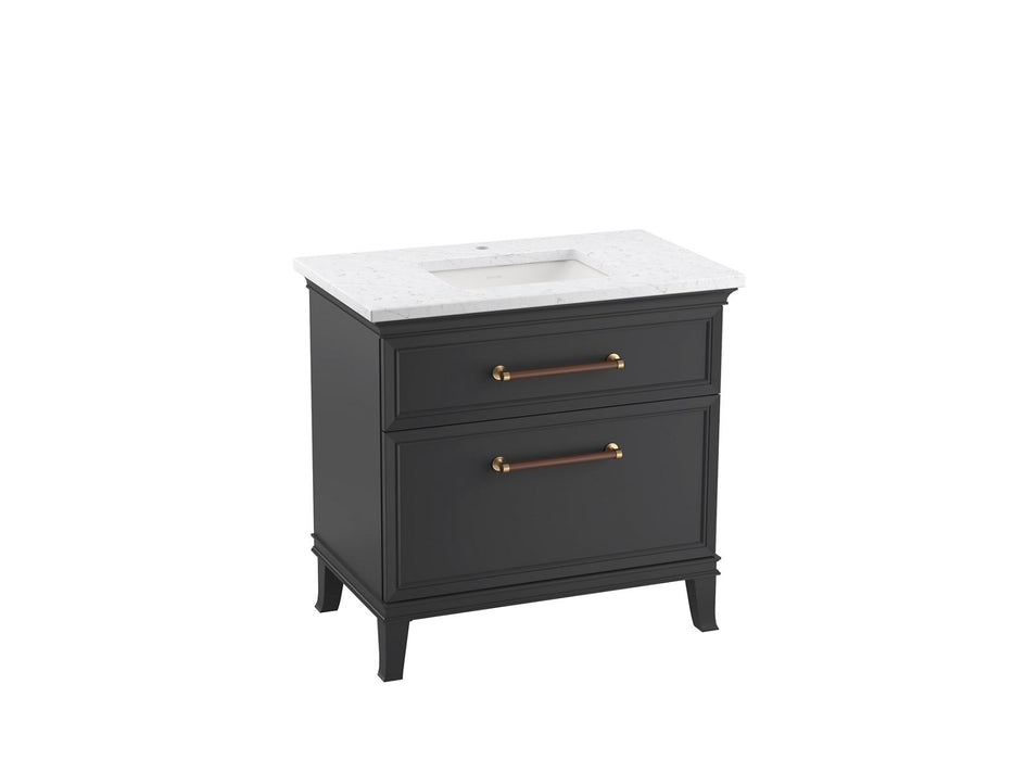 KOHLER Artifacts™ 36" bathroom vanity cabinet with sink and quartz top