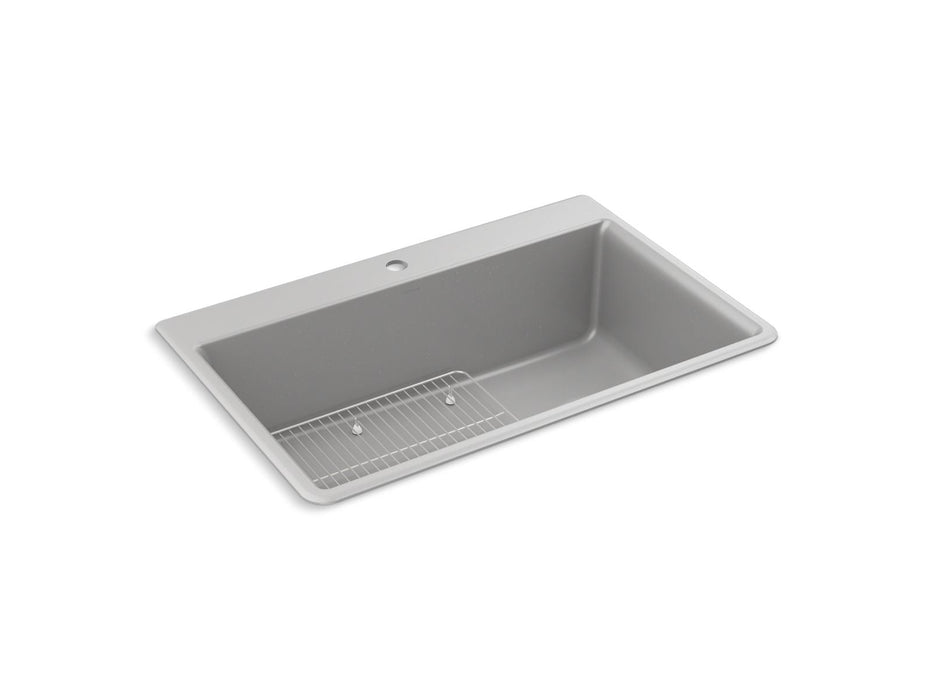 KOHLER K-8437-1 Kennon 33" top-/undermount single-bowl kitchen sink