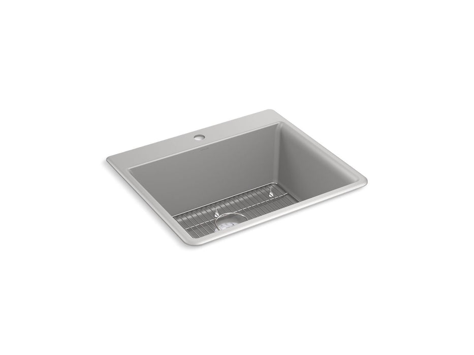 KOHLER K-28003-1 Kennon 25" top-/undermount single-bowl kitchen sink