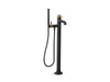 KOHLER K-T27025-4 Occasion Floor-mount bath filler trim with handshower