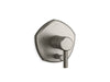 KOHLER K-T27044-4 Occasion Rite-Temp valve trim with push-button diverter and lever handle