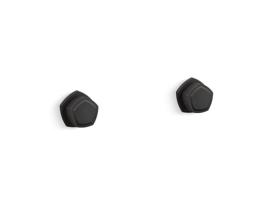 KOHLER K-T27013-9 Occasion Wall-mount bathroom sink faucet Knob handle trim, 1.2 gpm
