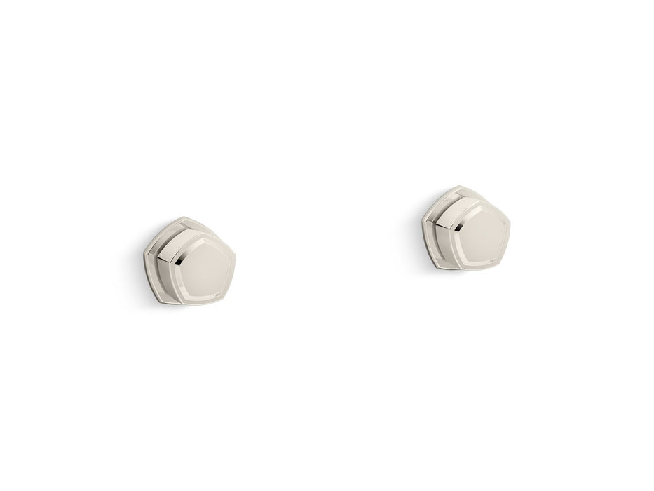 KOHLER K-T27013-9 Occasion Wall-mount bathroom sink faucet Knob handle trim, 1.2 gpm