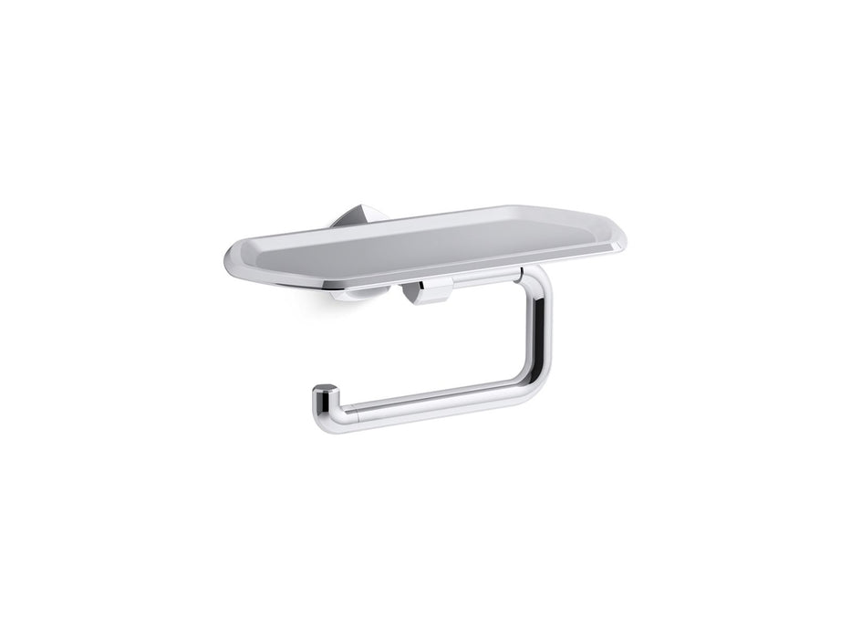 KOHLER K-27128 Occasion Toilet paper holder with tray