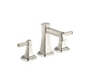 KOHLER K-27399-4K Riff Widespread bathroom sink faucet, 1.0 gpm