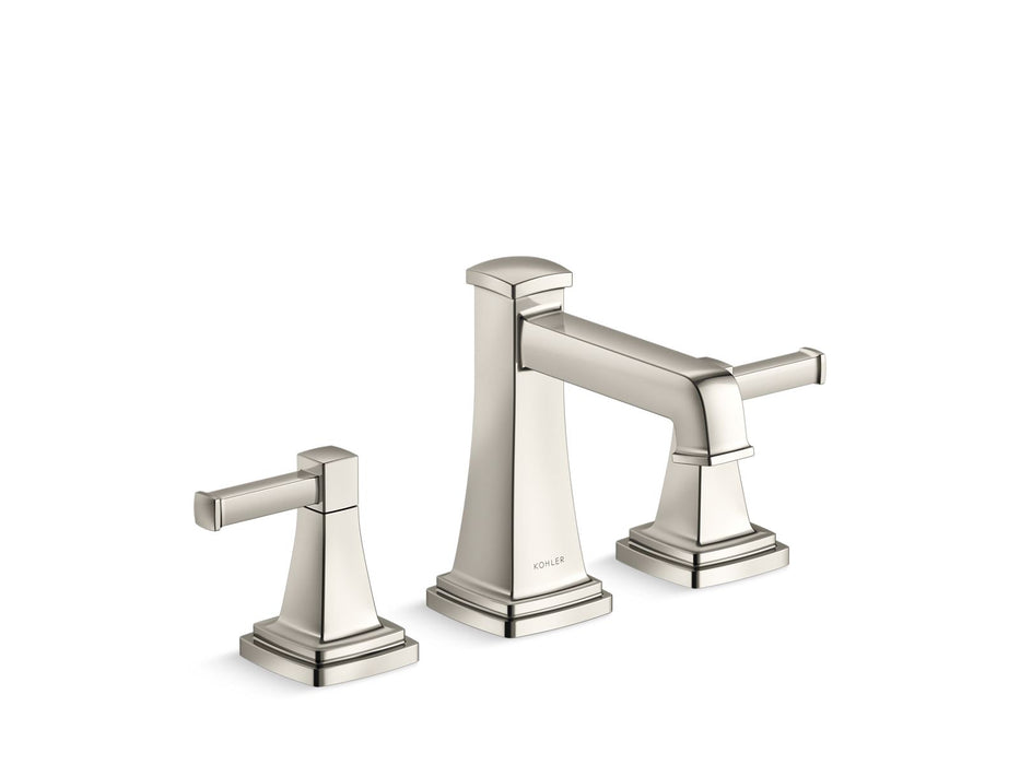 KOHLER K-27399-4N Riff Widespread bathroom sink faucet, 0.5 gpm