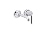 KOHLER K-26438-4 Tone Wall-mount single-handle bathroom sink faucet, 1.2 gpm