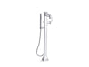 KOHLER K-T27408-4 Riff Floor-mount bath filler trim with handshower