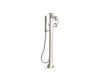 KOHLER K-T27408-4 Riff Floor-mount bath filler trim with handshower
