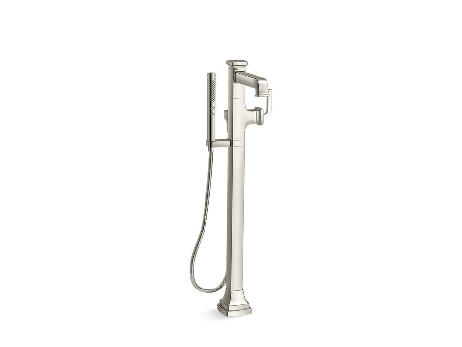 KOHLER K-T27408-4 Riff Floor-mount bath filler trim with handshower