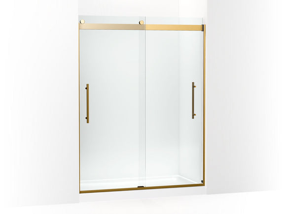 KOHLER K-702423-L Levity Plus Frameless sliding shower door, 77-9/16