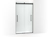 KOHLER K-702427-L Levity Plus Frameless sliding shower door, 81-5/8" H x 44-5/8 - 47-5/8" W, with 3/8"-thick Crystal Clear glass