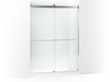 KOHLER K-702430-L Levity Plus 81-5/8" H sliding shower door with 3/8"-thick glass