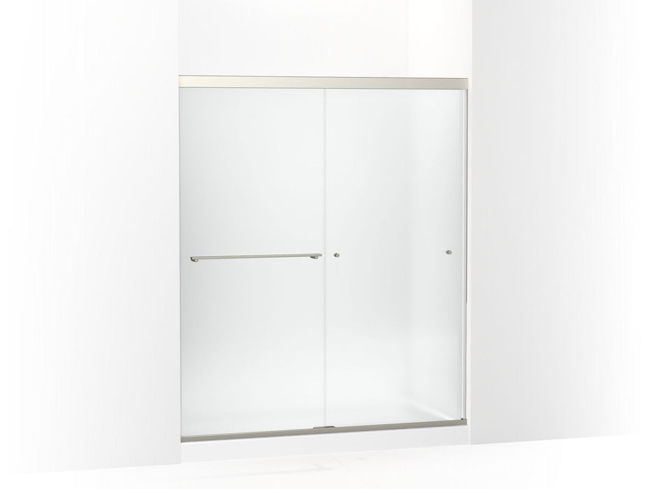 KOHLER K-707201-D3 Revel Sliding shower door, 70" H x 56-5/8 - 59-5/8" W, with 5/16" thick Frosted glass