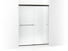 KOHLER K-707206-L Revel 76" H sliding shower door with 5/16"-thick glass