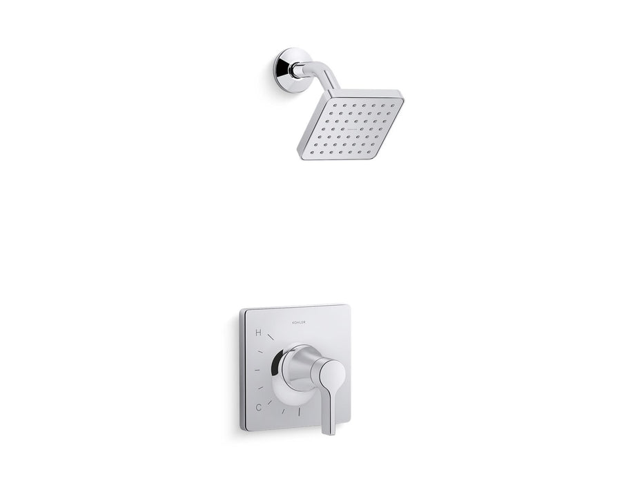 KOHLER K-TS28128-4G Venza Rite-Temp shower trim kit, 1.75 gpm