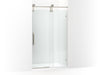 KOHLER K-701726-10L Artifacts 80-7/8" H sliding shower door with 3/8"-thick glass