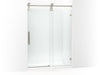 KOHLER K-701725-10L Artifacts 80-7/8" H sliding shower door with 3/8"-thick glass