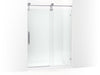 KOHLER K-701725-10L Artifacts 80-7/8" H sliding shower door with 3/8"-thick glass