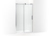 KOHLER K-701695-L Composed Sliding shower door, 78" H x 44-1/8 - 47-7/8" W, with 3/8" thick Crystal Clear glass