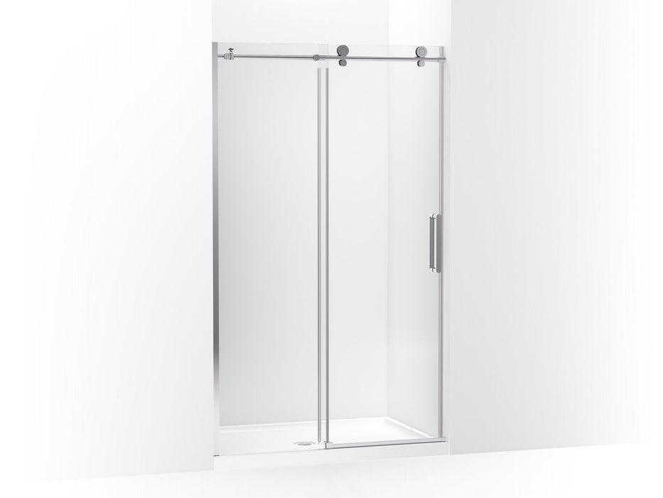 KOHLER K-701695-L Composed Sliding shower door, 78" H x 44-1/8 - 47-7/8" W, with 3/8" thick Crystal Clear glass
