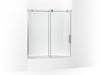 KOHLER K-701694-L Composed 62" H sliding bath door with 3/8"-thick glass