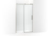 KOHLER K-701695-L Composed Sliding shower door, 78" H x 44-1/8 - 47-7/8" W, with 3/8" thick Crystal Clear glass