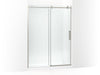 KOHLER K-701696-L Composed Sliding shower door, 78" H x 56-1/8 - 59-7/8" W, with 3/8" thick Crystal Clear glass