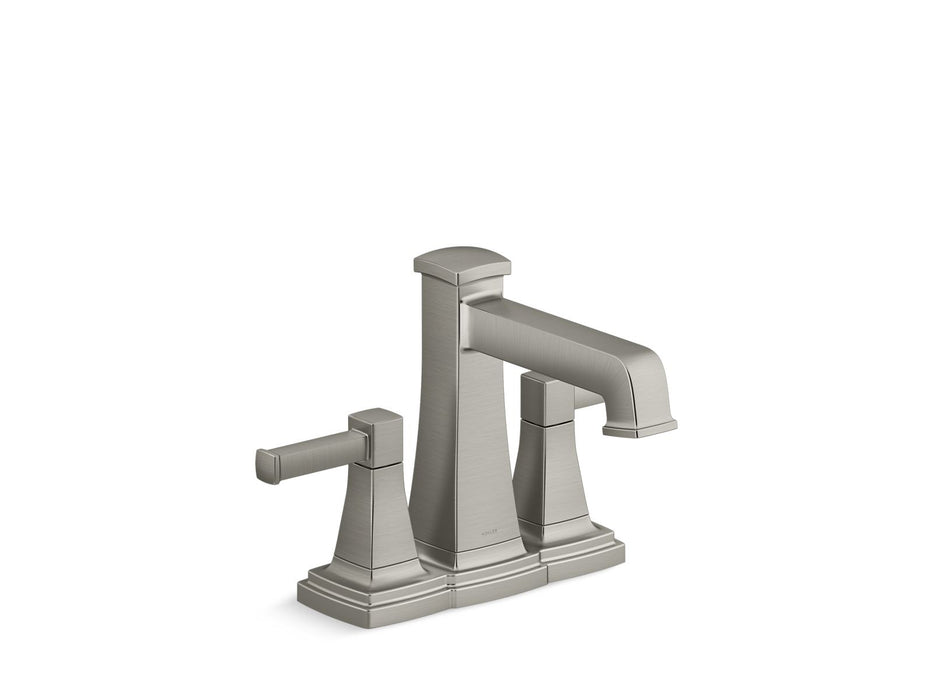 KOHLER K-27398-4N Riff Centerset bathroom sink faucet, 0.5 gpm