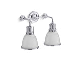 KOHLER K-32282-SC02 Hauksbee Two-light bell sconce
