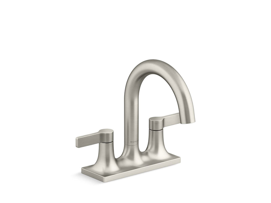 KOHLER K-28124-4N Venza Centerset bathroom sink faucet, 0.5 gpm