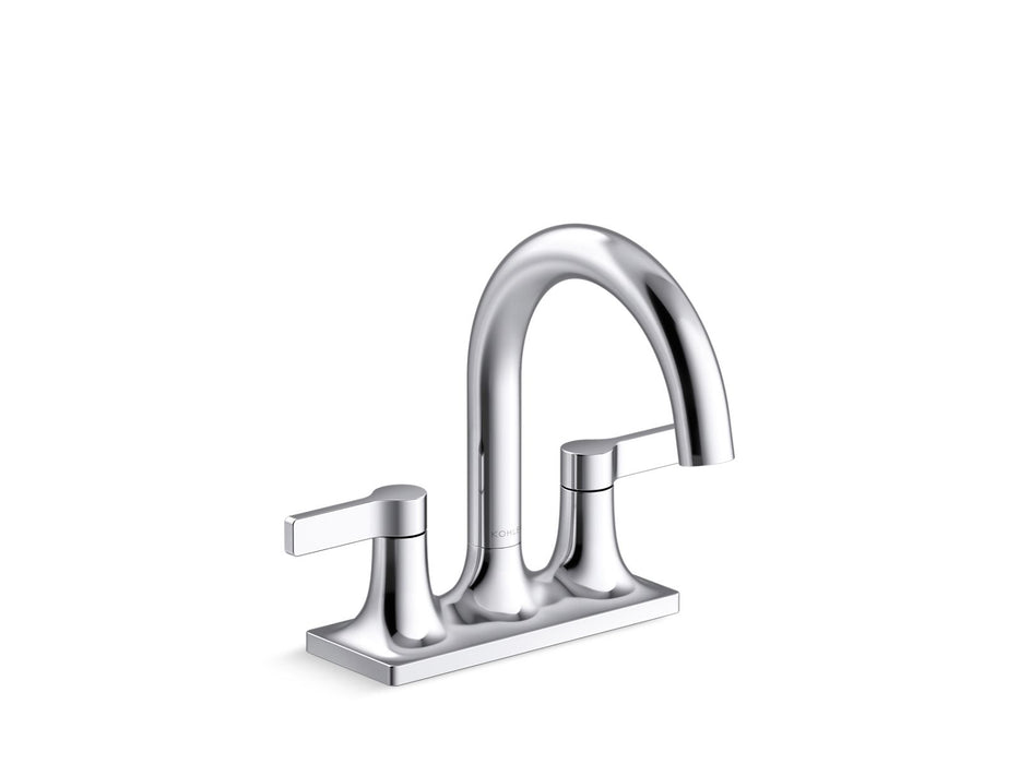 KOHLER K-28124-4 Venza Centerset bathroom sink faucet, 1.2 gpm