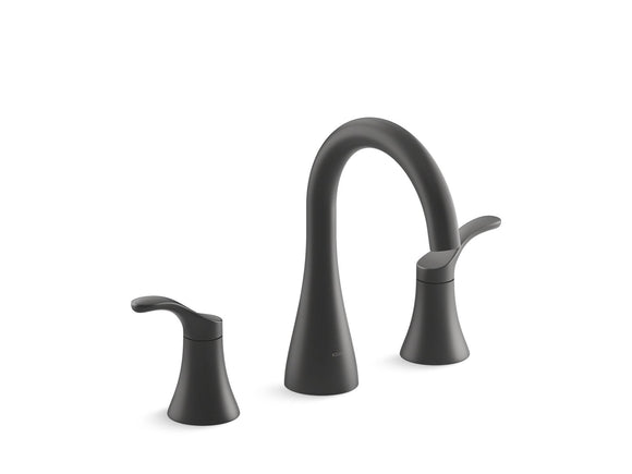 KOHLER K-27390-4N Simplice Widespread bathroom sink faucet, 0.5 gpm