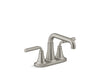 KOHLER K-27414-4N Tone Centerset bathroom sink faucet, 0.5 gpm