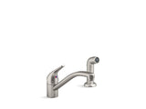 KOHLER K-30614 Jolt Single-handle kitchen sink faucet with side sprayer