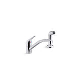 KOHLER K-30614 Jolt Single-handle kitchen sink faucet with side sprayer