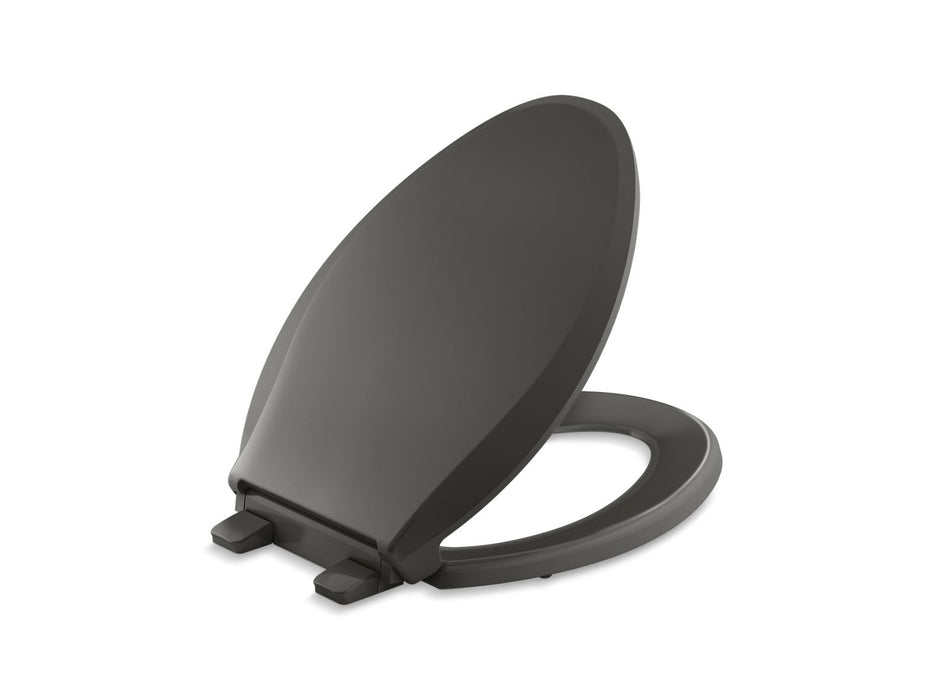KOHLER K-4636-RL Cachet ReadyLatch Quiet-Close elongated toilet seat