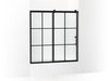 KOHLER K-702253-10G80 Rely 62-1/2" H sliding bath door with 3/8"-thick glass