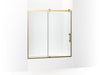 KOHLER K-702253-10L Rely 62-1/2" H sliding bath door with 3/8"-thick glass
