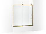 KOHLER K-702253-10L Rely 62-1/2" H sliding bath door with 3/8"-thick glass
