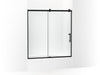 KOHLER K-702253-10L Rely 62-1/2" H sliding bath door with 3/8"-thick glass