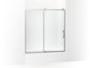 KOHLER K-702253-10L Rely 62-1/2" H sliding bath door with 3/8"-thick glass