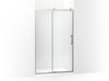 KOHLER K-702254-10L Rely 77" H sliding shower door with 3/8"-thick glass