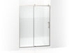 KOHLER K-702256-10G81 Rely 77" H sliding shower door with 3/8"-thick glass