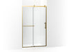 KOHLER K-709082-10L Rely 77" H sliding shower door with 3/8"-thick glass