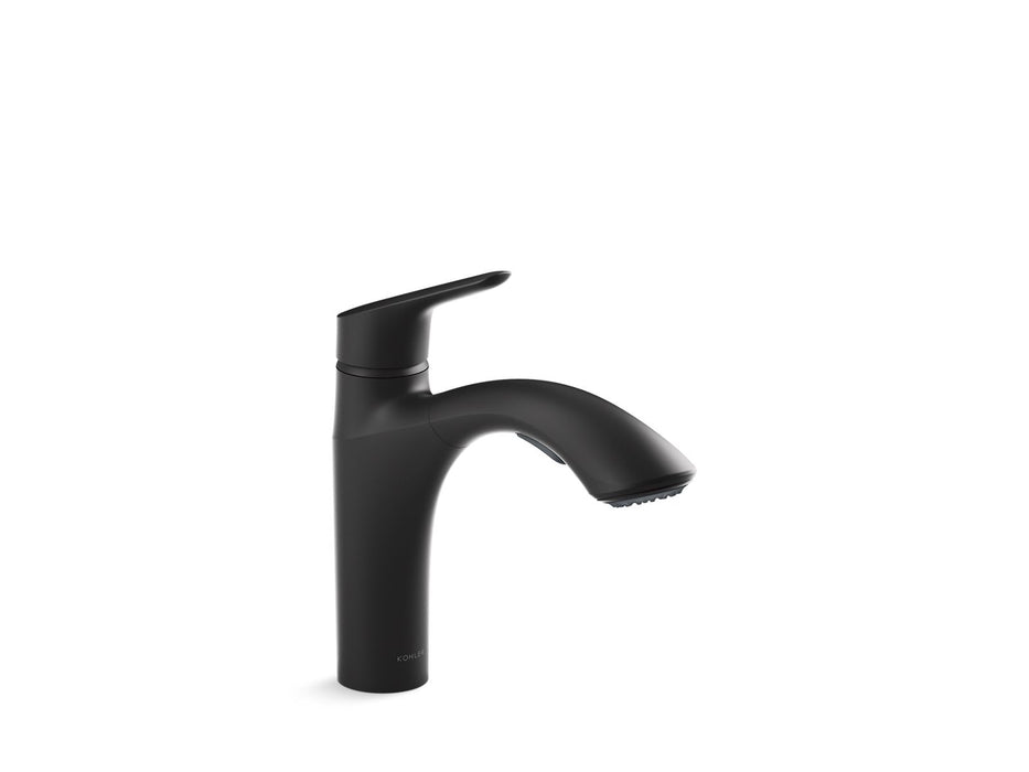 KOHLER K-30468 Rival Pull-out kitchen sink faucet with two-function sprayhead