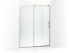KOHLER K-709079-10L Rely 77" H sliding shower door with 3/8"-thick glass