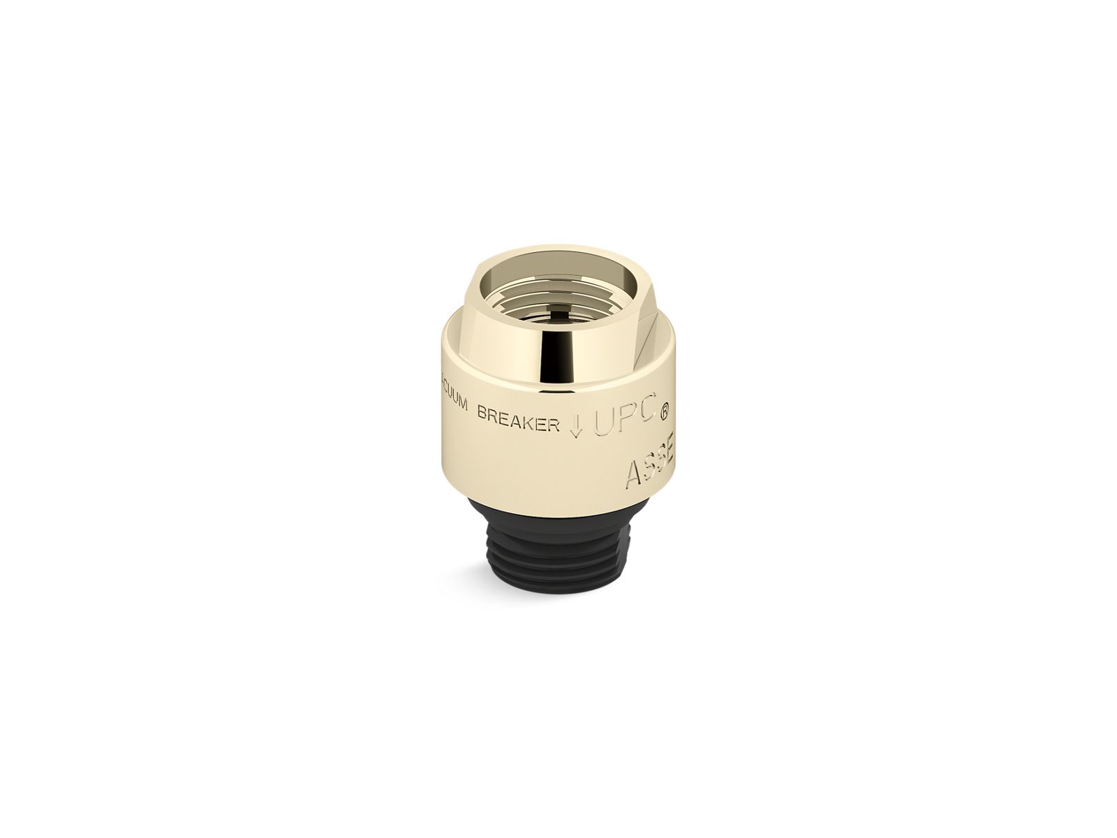 KOHLER Persona Vacuum Breaker 1/2 in. x 1/2 in. in Vibrant French Gold