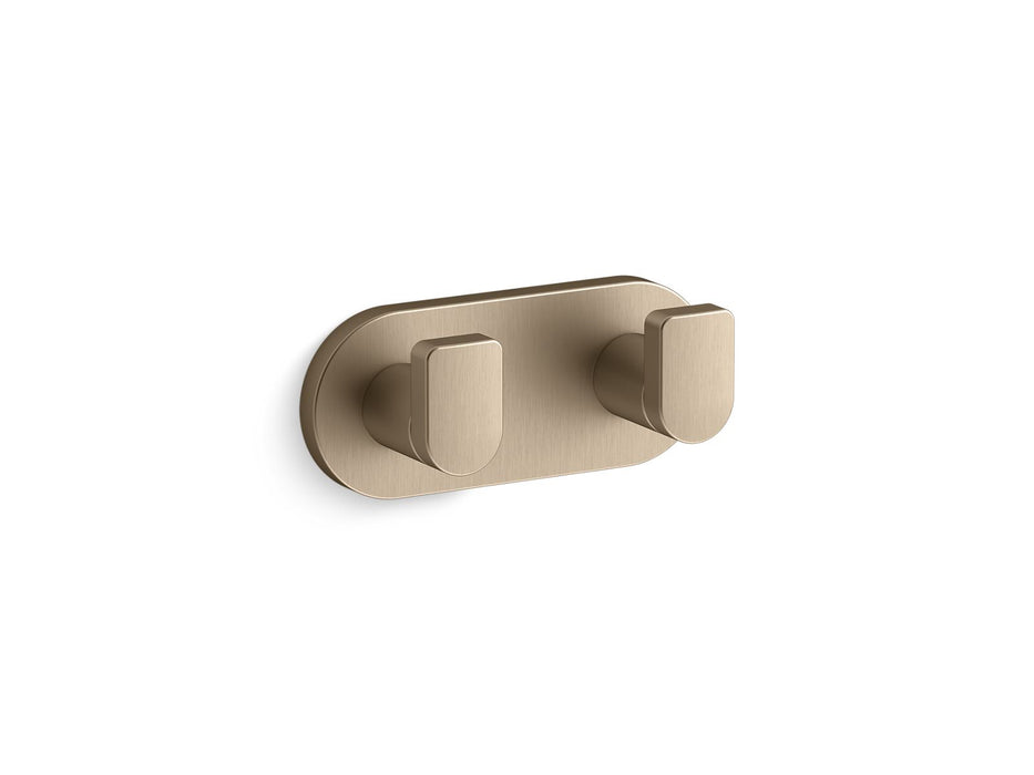 KOHLER Composed Double robe hook