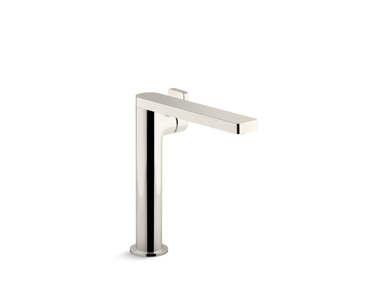 KOHLER Composed Tall Single-Handle 1.2 GPM bathroom Sink Faucet with Lever Handle in Vibrant Polished Nickel